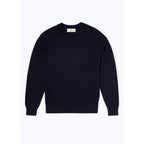 Round Neck Cashmere Sweater - Blue
