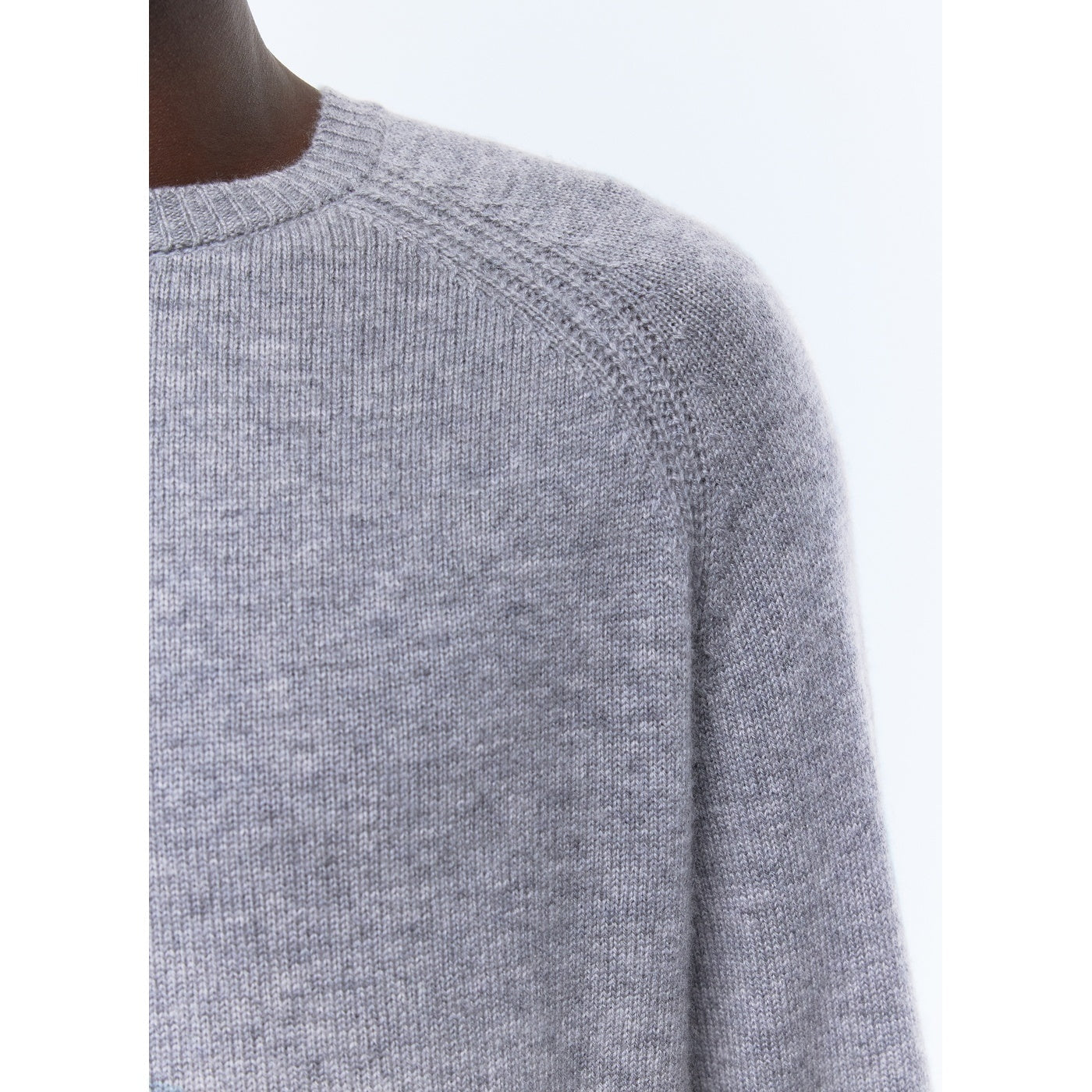 Fine Wool And Cashmere Sweater - Gray