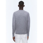 Fine Wool And Cashmere Sweater - Gray