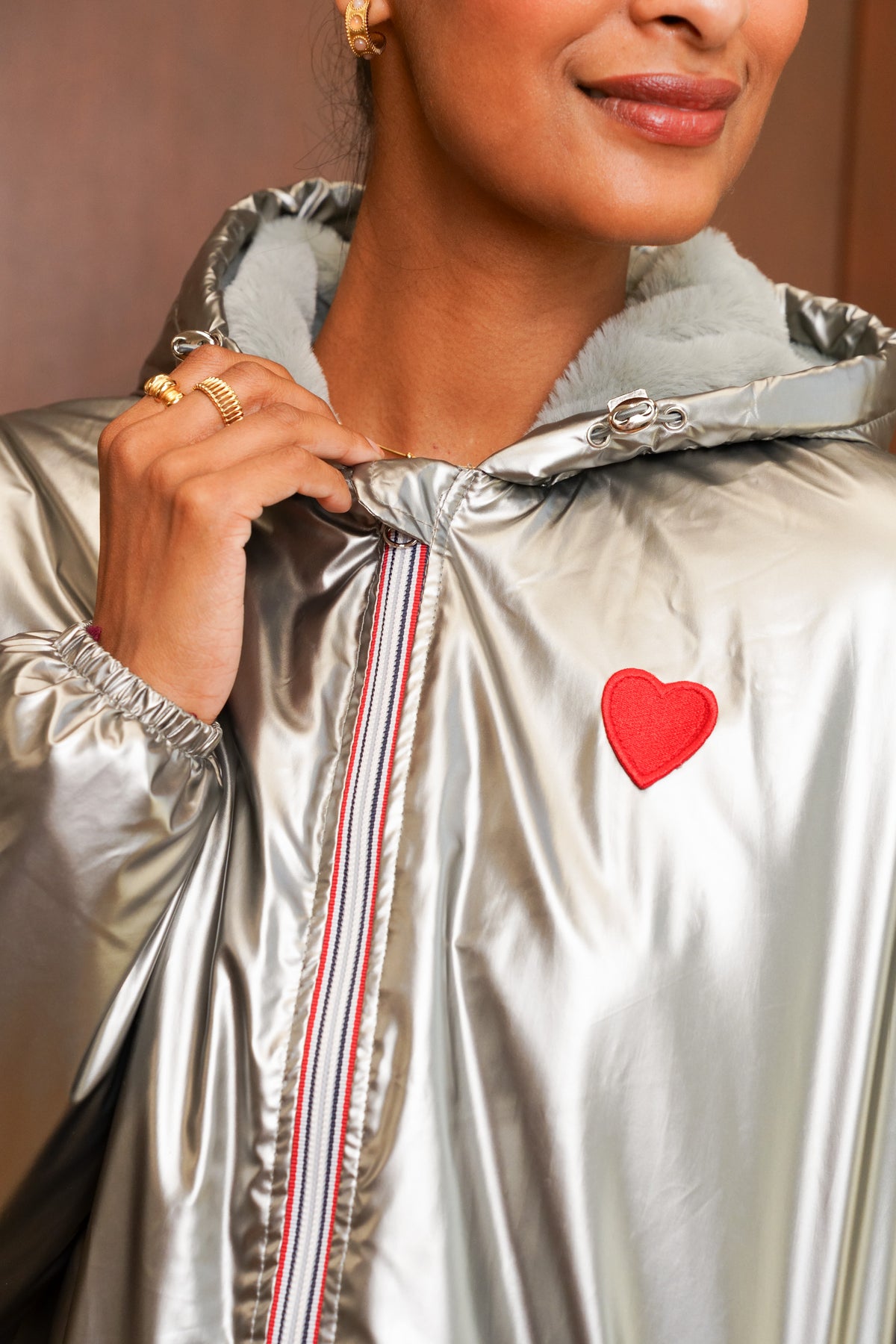 Parka Claudine - Argent