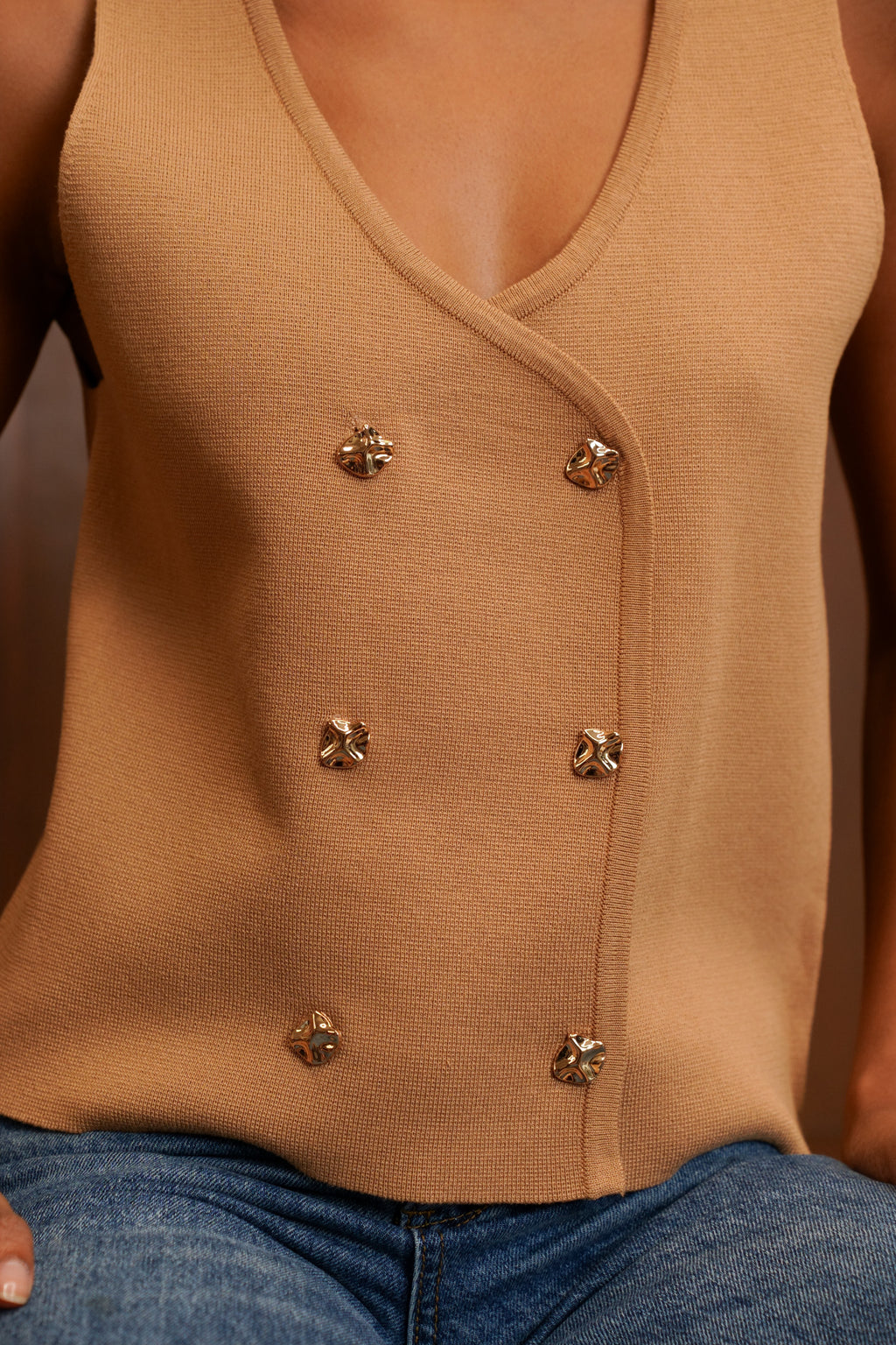 Gilet Maureen - Camel