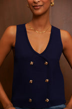 Gilet Maureen - Marine