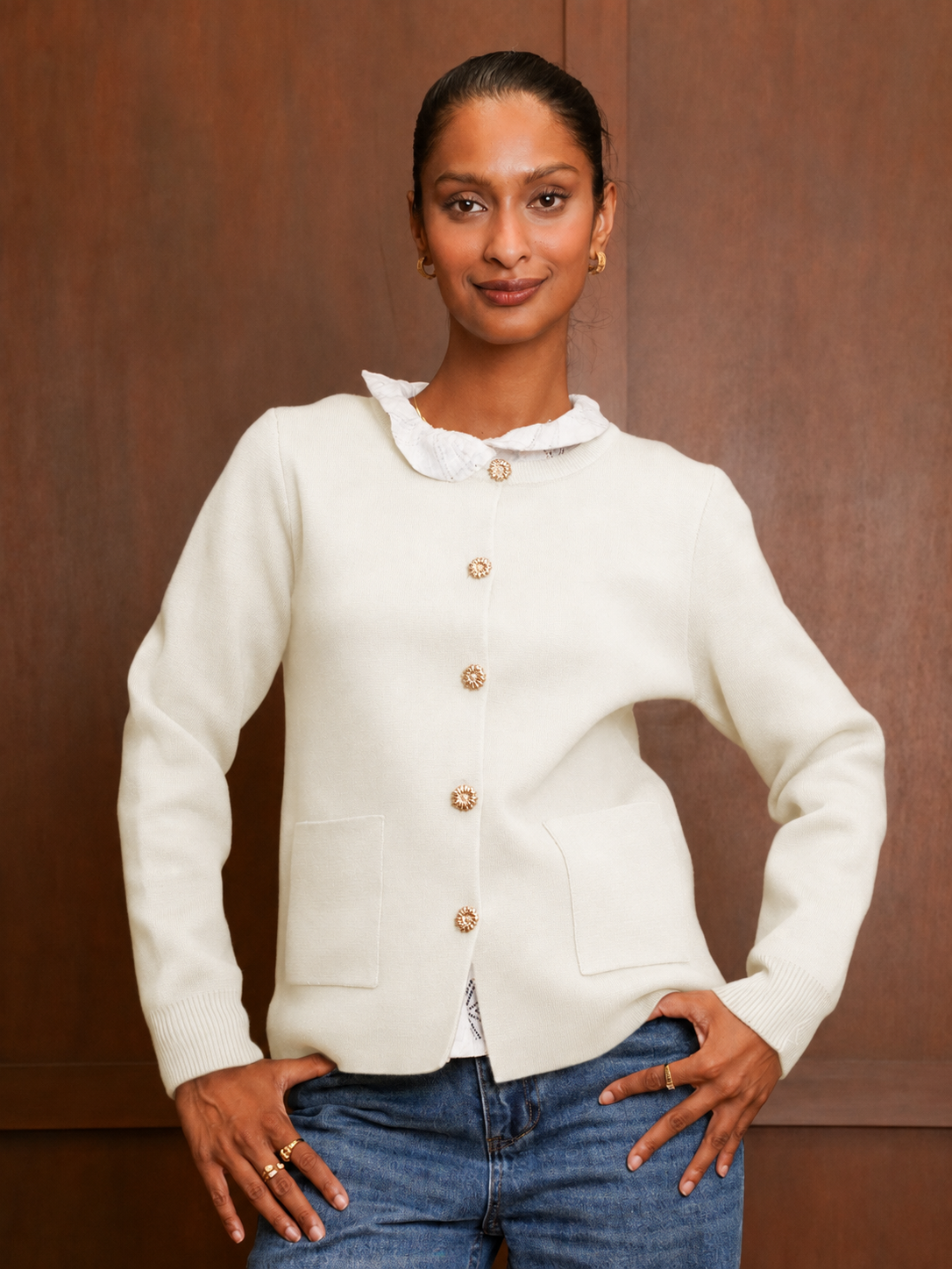 Gilet Mélina - Blanc