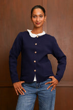 Gilet Mélina - Marine