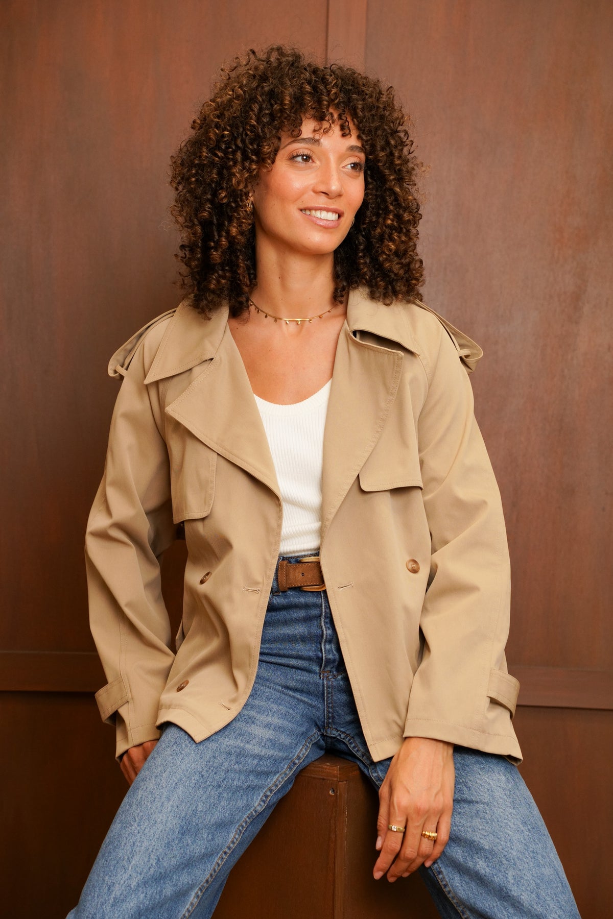 Trench Elise - Taupe