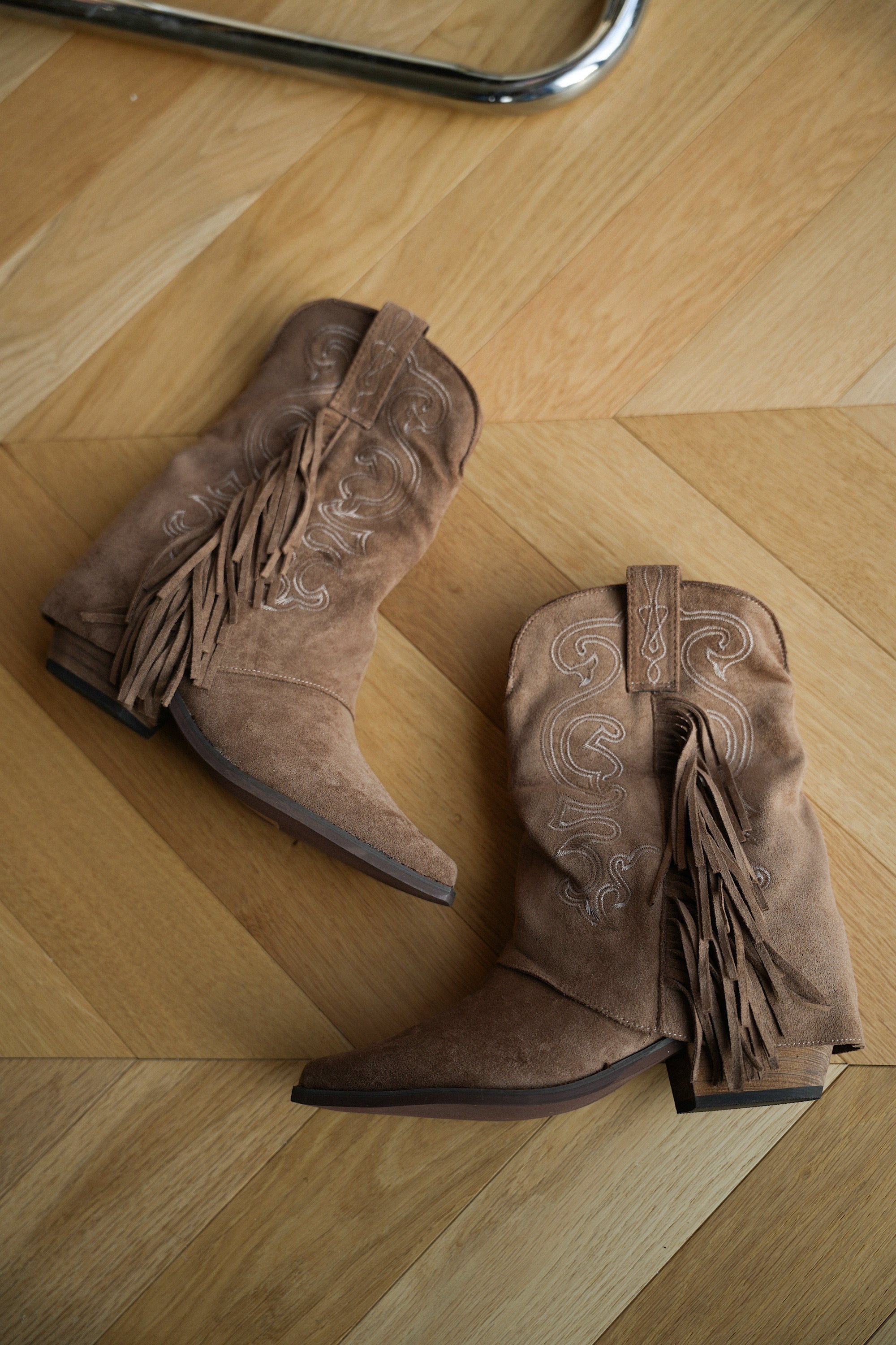 Bottines Santiags Arlo - Taupes