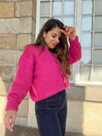 Charlie Pink Fuschia Cardigan