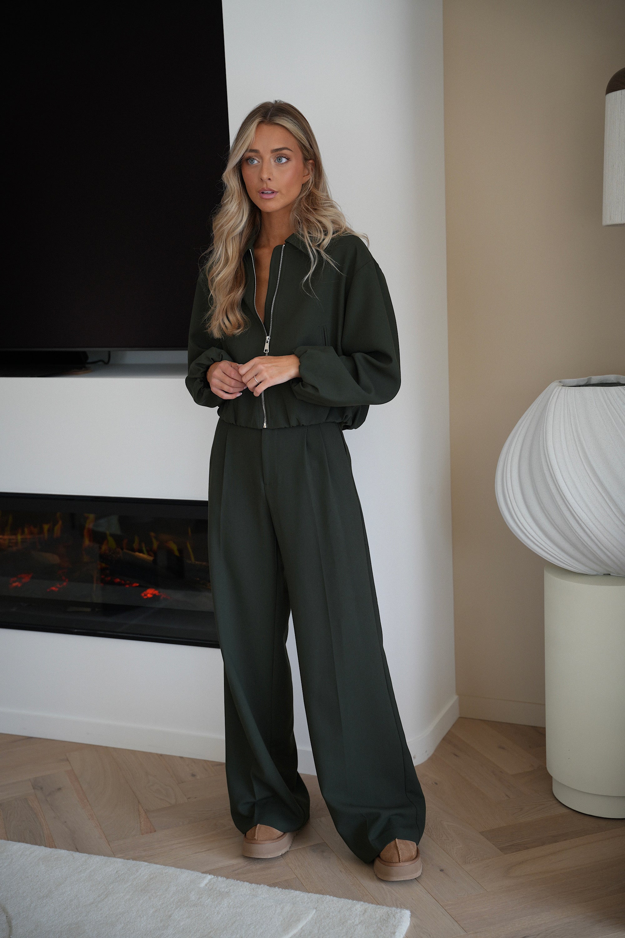 Pantalon Droit Armand - Vert