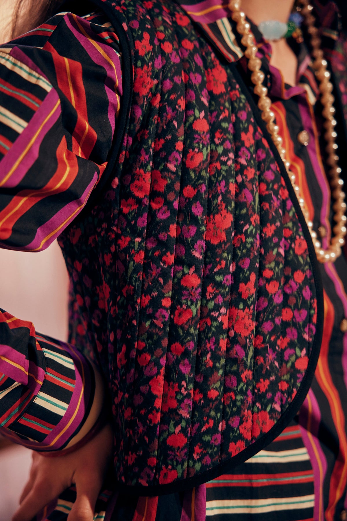 Kamizelka Ravel - Fleurs Ikat