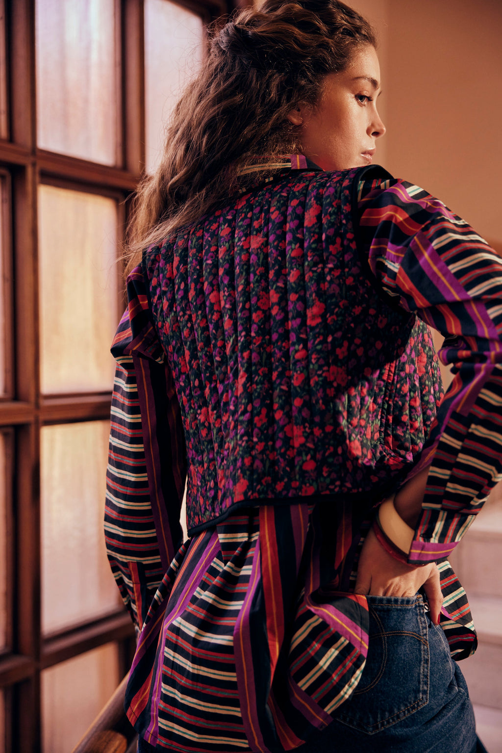 Kamizelka Ravel - Fleurs Ikat