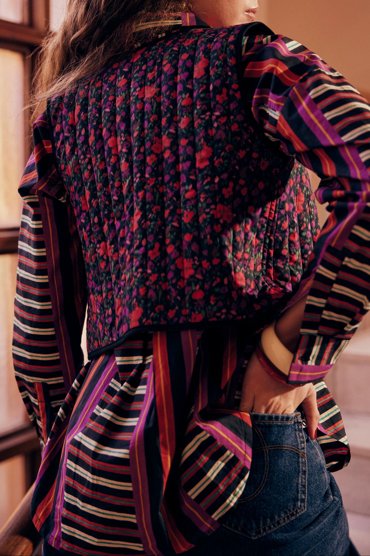 Kamizelka Ravel - Fleurs Ikat