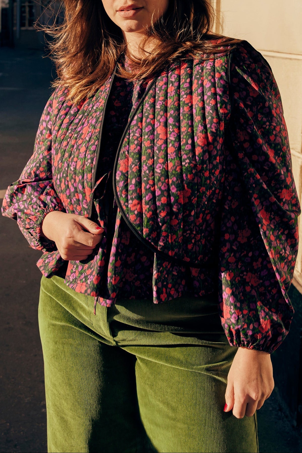 Kamizelka Ravel - Fleurs Ikat