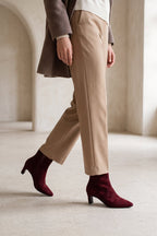 Bottes Dina - Burgundy Croco