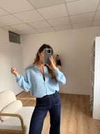 Léonie Wool Knit Ice Blue