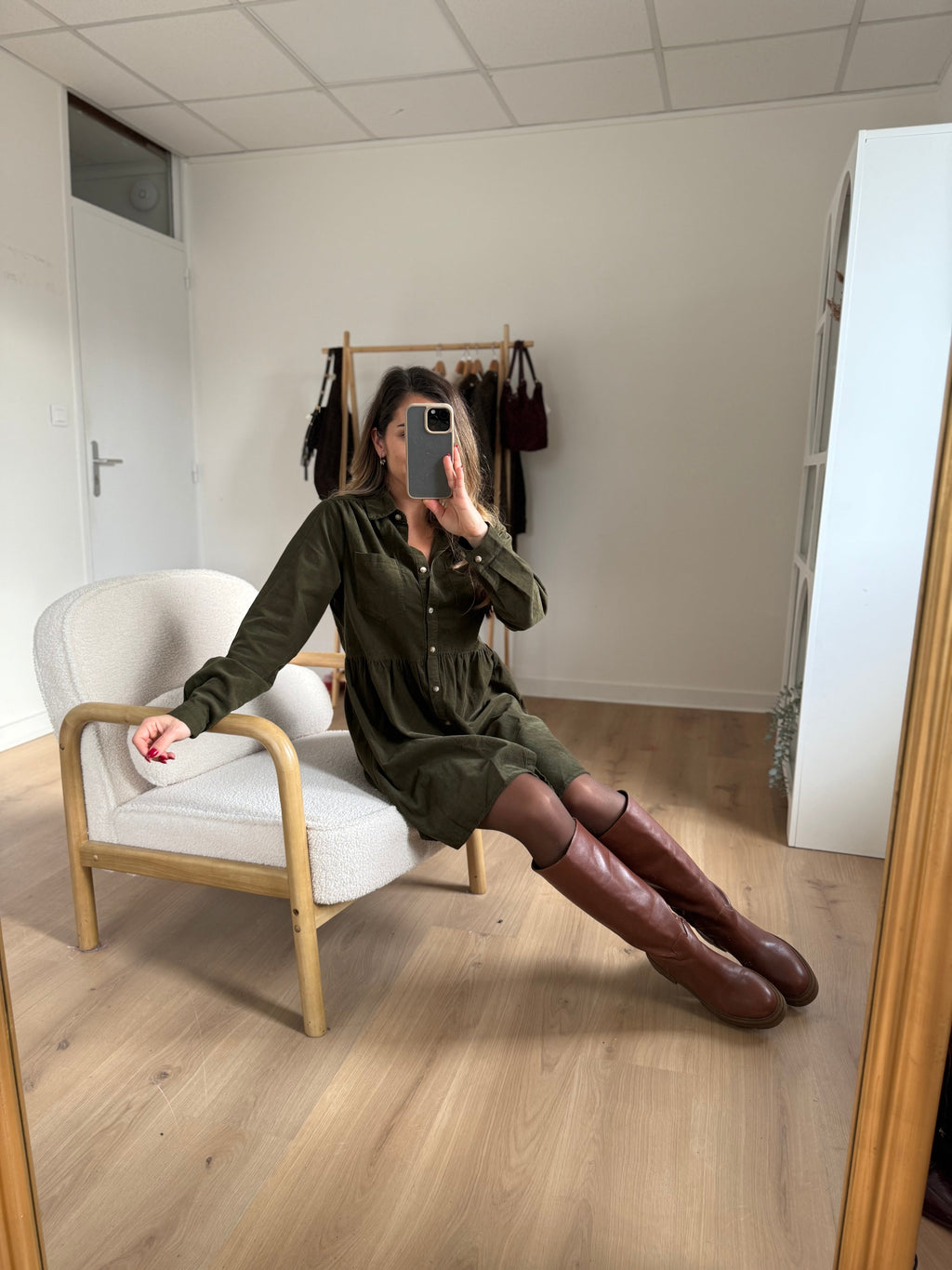 Victoria Dress Khaki