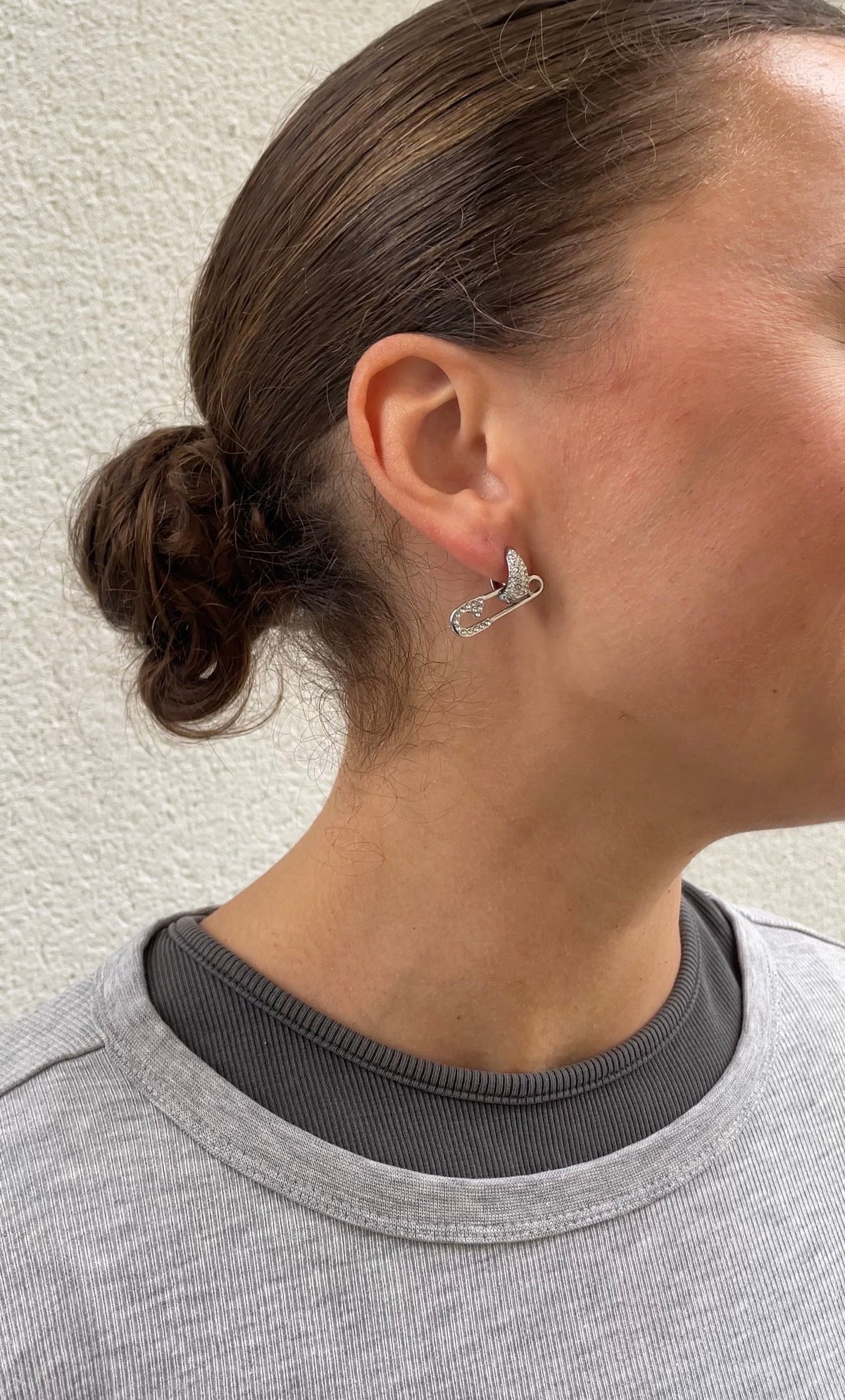 Asymmetric Pin earrings