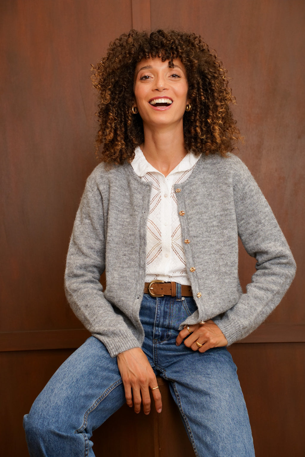 Gilet Marta - Gris
