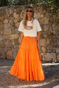 Chloé Long Skirt - Orange