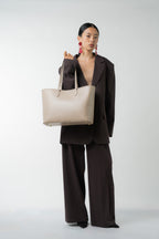 Bolso Tote Sola - Gris Topo