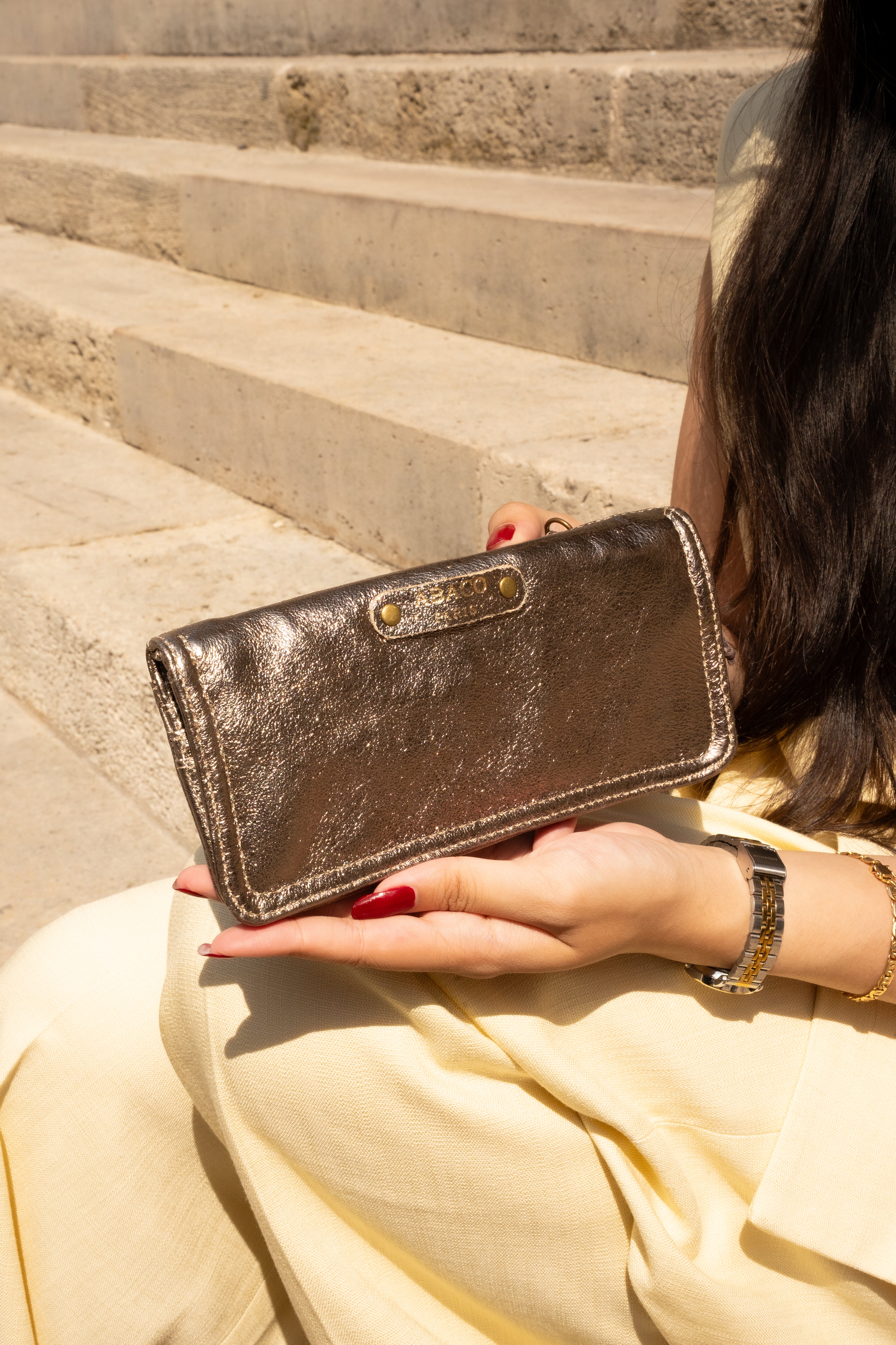 Nina Wallet - Shiny Bronze
