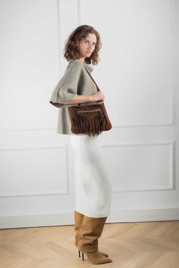 Bolso de hombro Nox - Moca