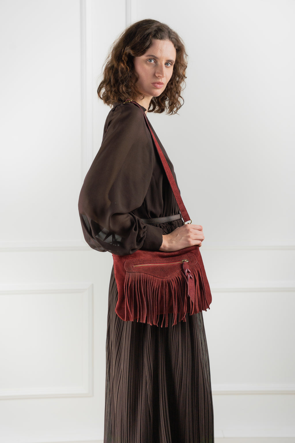 Nox Shoulder Bag - Burgundy
