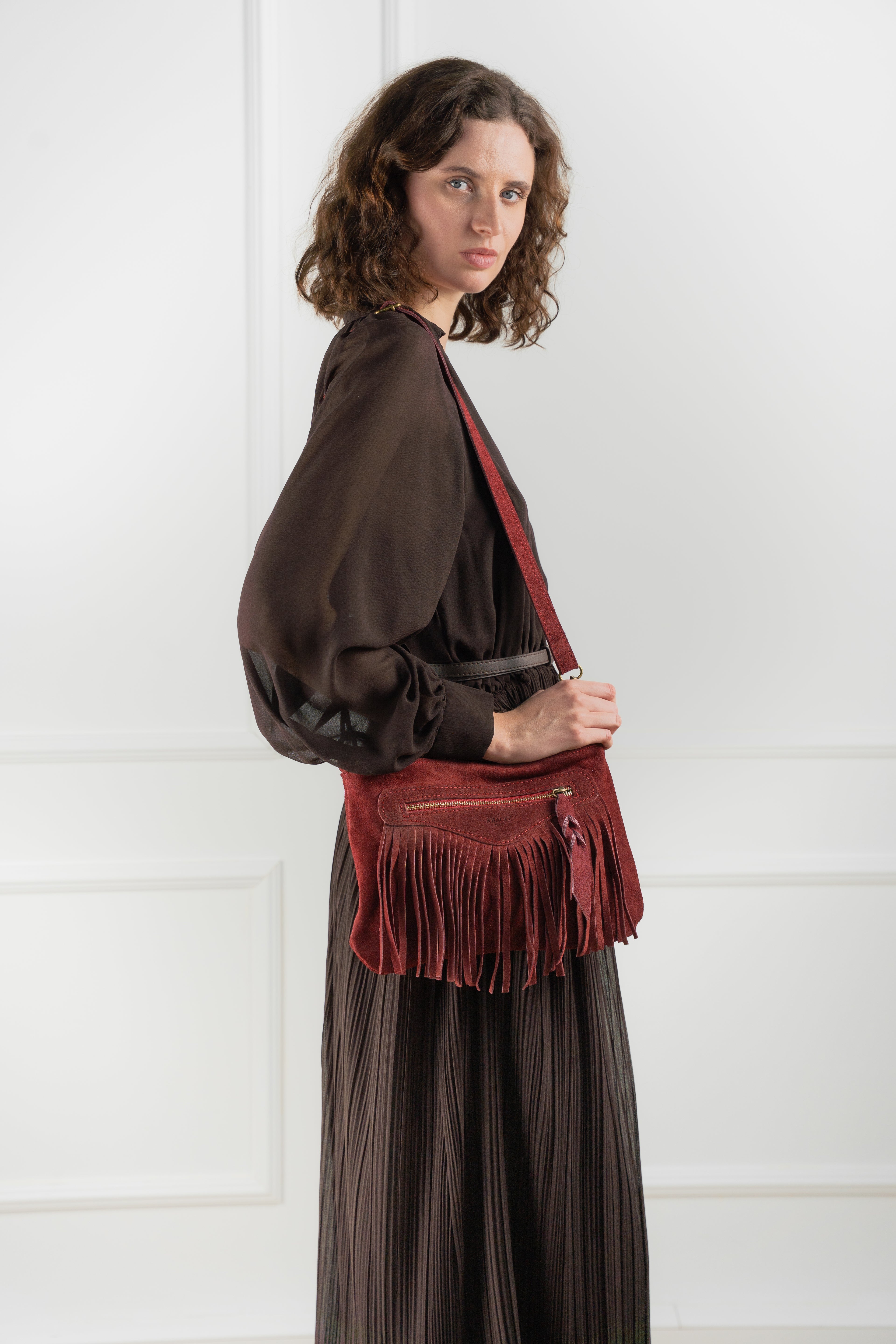 Nox Shoulder Bag - Burgundy