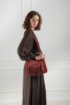 Nox Shoulder Bag - Burgundy