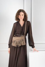 Sac À Bandouliere Nox - Taupe