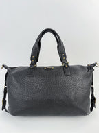 Odelia Handbag - Black/Metallic Bronze