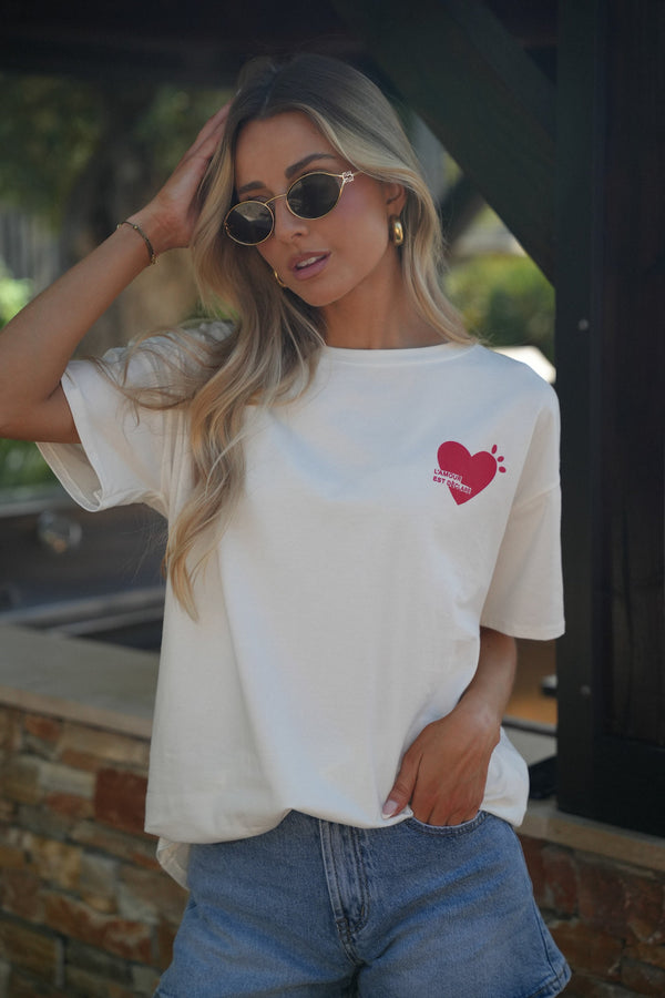 Camiseta Jaz Corazón - Blanco