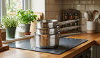 Set 3 Casseroles 16/18/20cm Manche Fixe - Acier Inoxydable - Inox