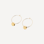 Echo hoop earrings