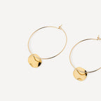 Echo hoop earrings