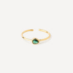 Green Drop Ring
