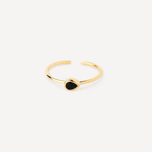 Anillo Gota Negro