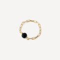 Onyx Chain Ring