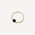 Onyx Chain Ring