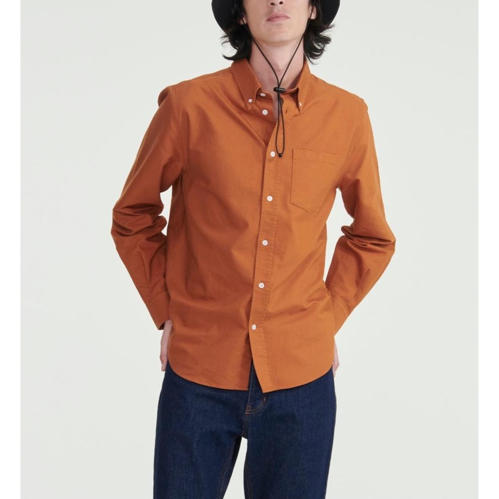 Men’s Long-Sleeved Shirt - Mocha