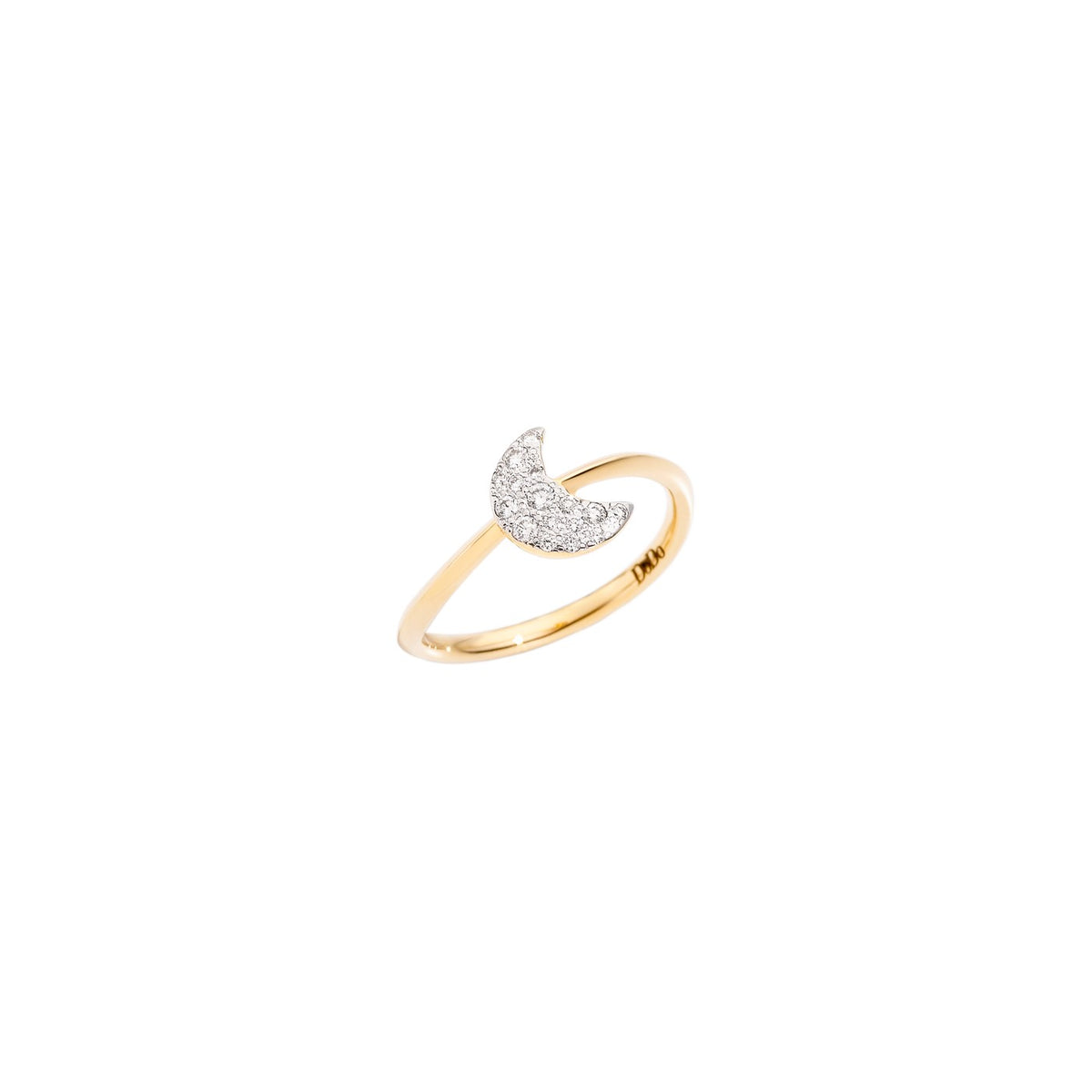 Ring Måne - 18K Gult guld