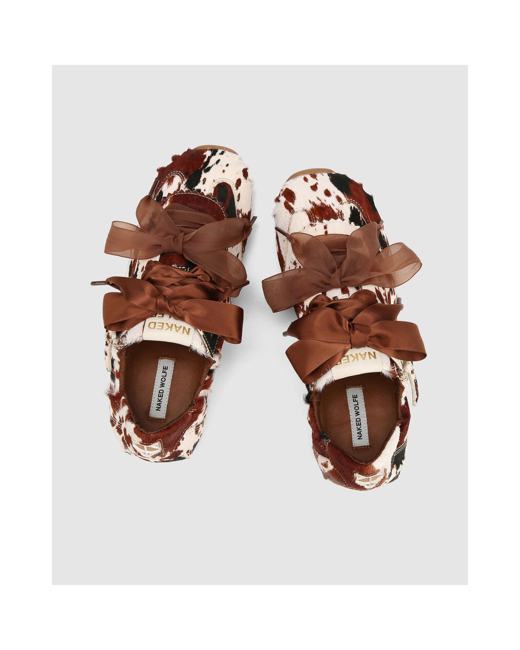 Zapatillas Adorable - Estampado de Vaca - Mujer