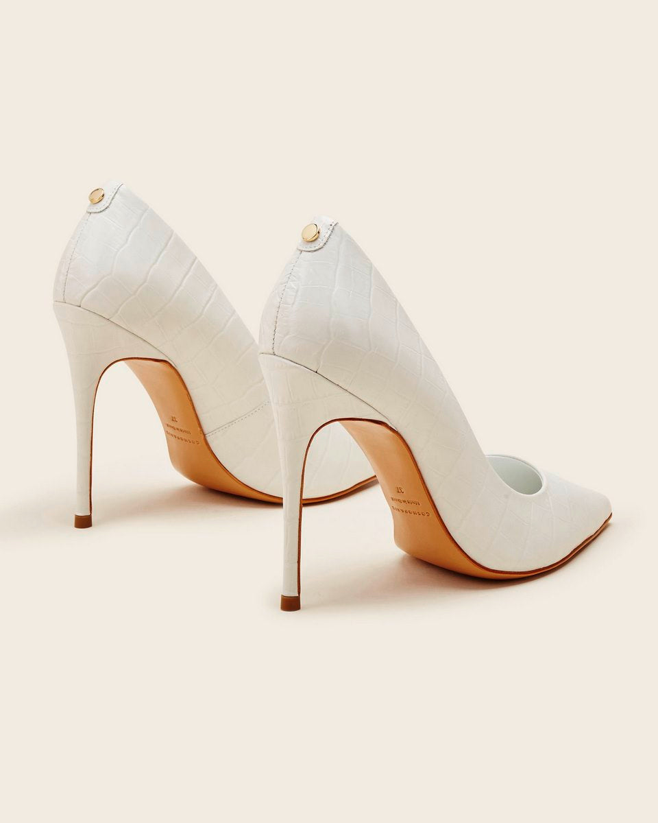 Aelia2 Court Shoes - White