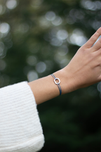 Vertex Bracelet - Glitter Silver