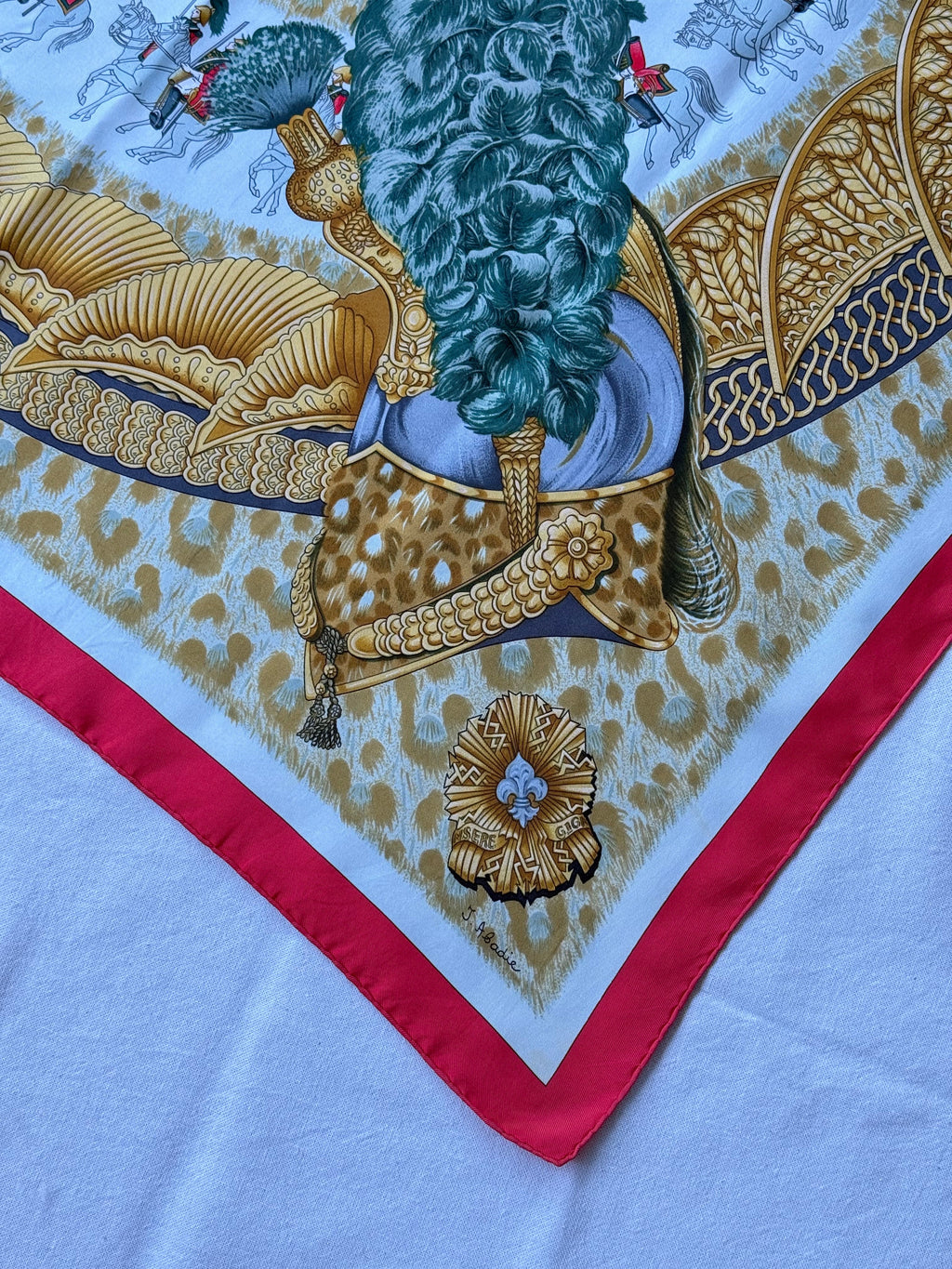Hermès Scarf – Casques Et Plumets Model