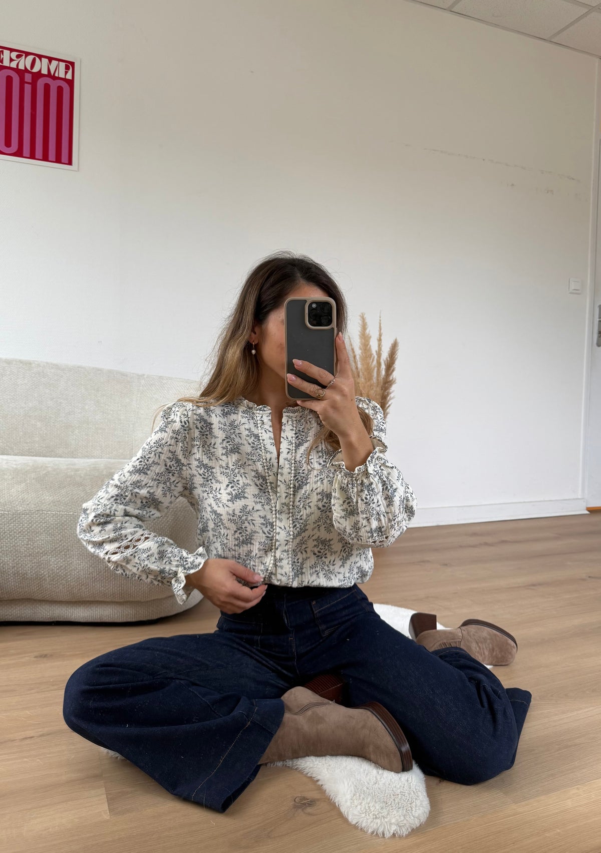 Blusa Emma de flores