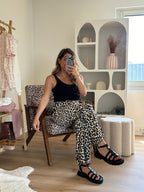 Black Amalia Sandals