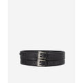 The Kooples - Ceinture En Cuir - Noir - Femme