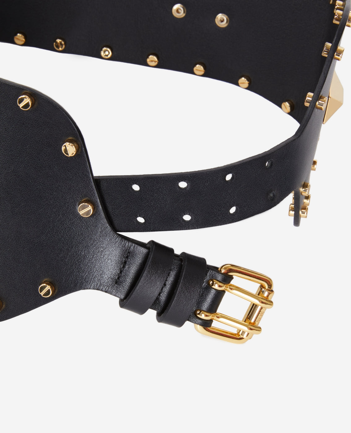The Kooples – Leather Belt – Black – Women