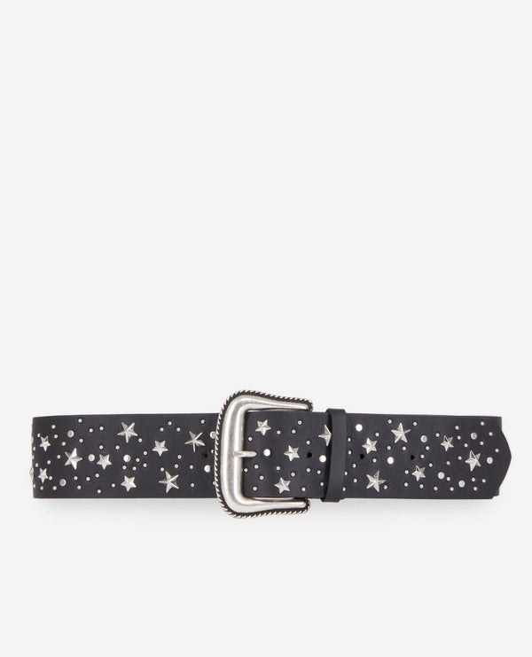 The Kooples - Ceinture En Cuir - Noir - Femme
