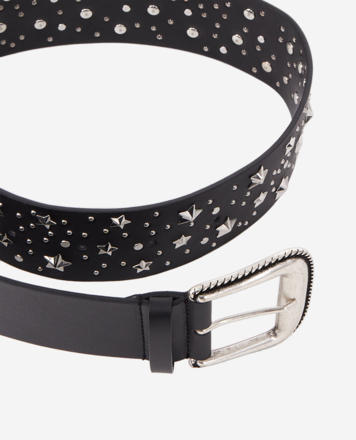 The Kooples - Ceinture En Cuir - Noir - Femme